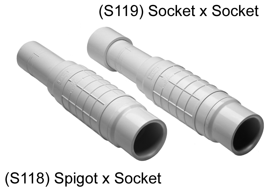 3/4 PVC EXP REPAIR COUPLING - Sch 40